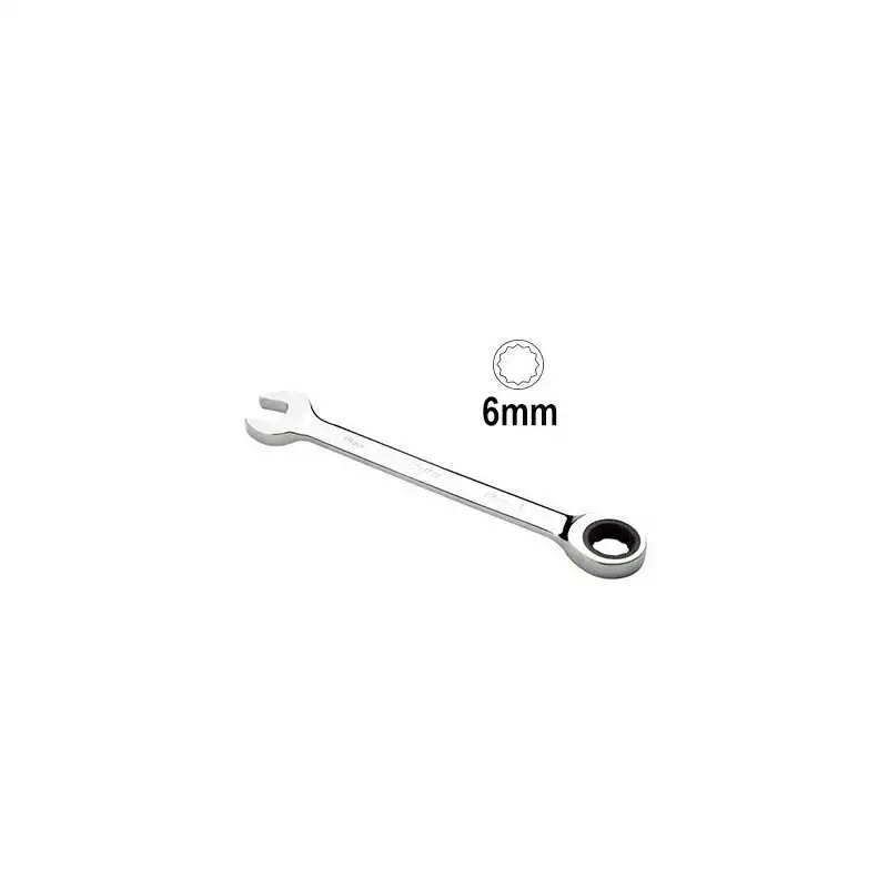 1 CLE COMBINÉE AVEC CLIQUET 6MM