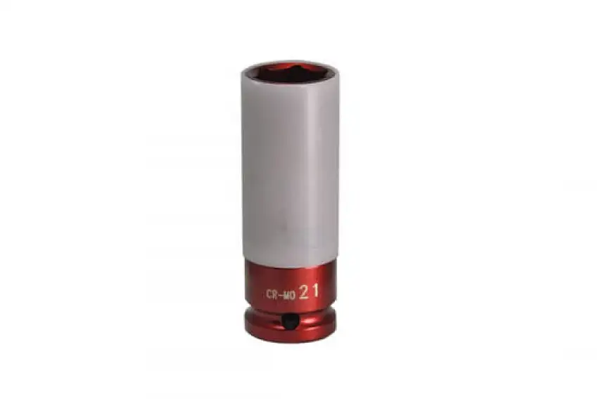DELTACH DOUILLE à CHOC 1/2" 21MM AVEC GAINE DE PROTECTION EN PLASTIQUE