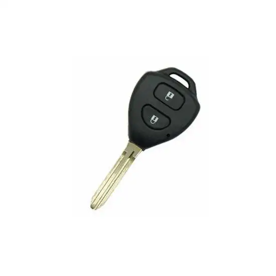 COQUE TOYOTA 2 BOUTONS CRANTEE