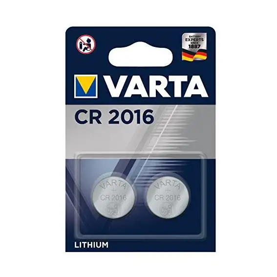 PILE CR 2016 X2 - 6016101402 - VARTA