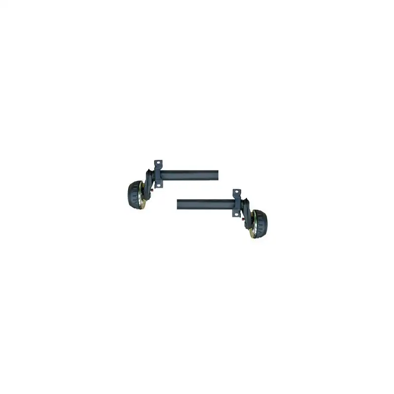 2 demi essieux Remorque à Souder 1800KG 5TR112 - Essieux Freinés