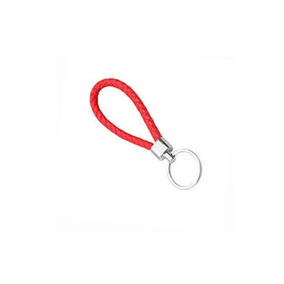 PORTE CLES TRESSE ROUGE