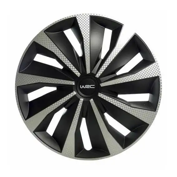 4 enjoliveurs WRC 15 pouces Carbon Style