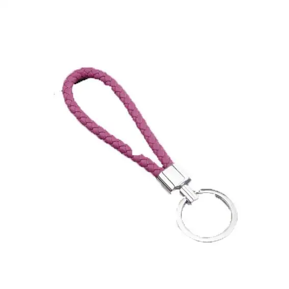 PORTE CLES TRESSE FUSHIA