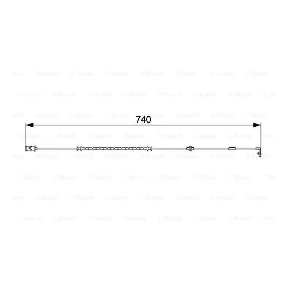 TEMOIN USURE BOSCH AP221 - 1987474587 - BOSCH