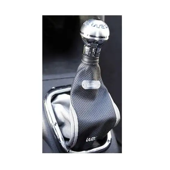 WRC soufflet levier noir & silver
