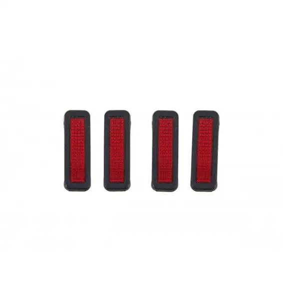 4 MINI CATADIOPTRES NOIRS