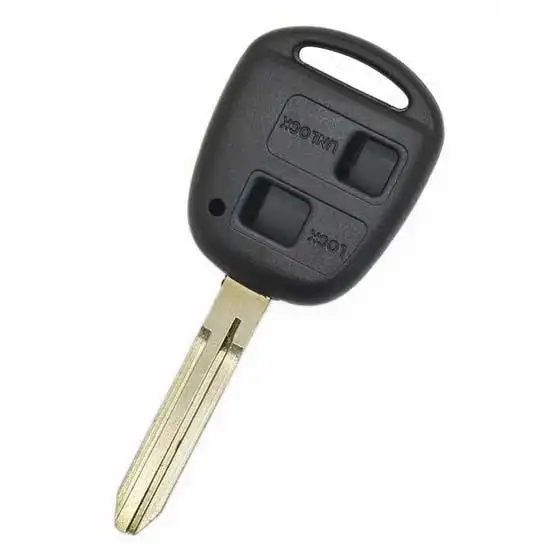 COQUE TOYOTA 3 BOUTONS LAME CRANTEE