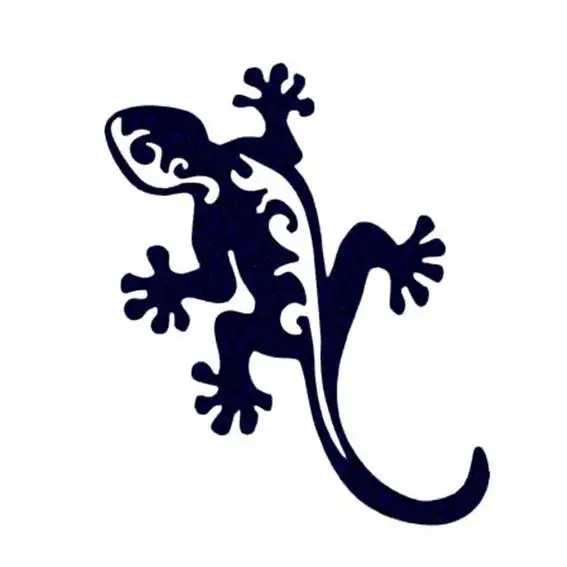 Autocollant GECKO NOIR