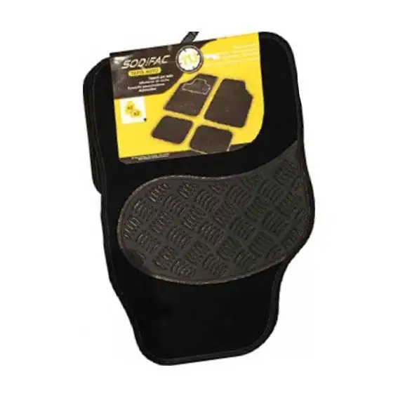 Tapis moquette alu noir SODIFAC