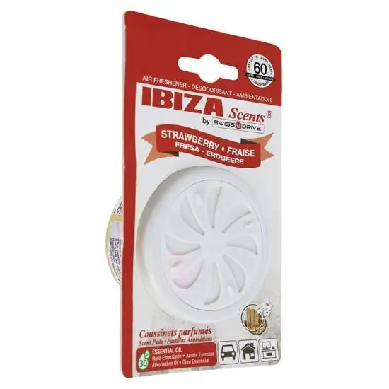 BLISTER BOITE PARFUMEE IBIZA SCENTS FRAISE