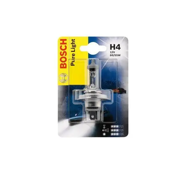 Ampoule H4 X1 12V60/55W BOSCH
