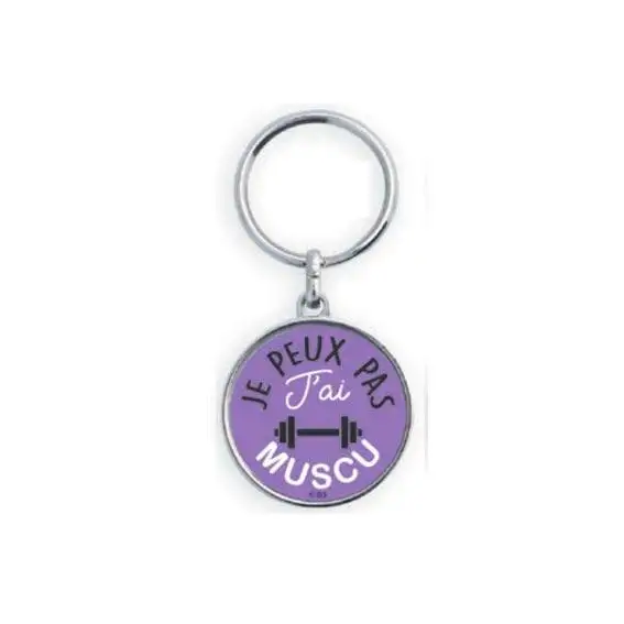PORTE-CLE JE PEUX PAS J'AI MUSCU