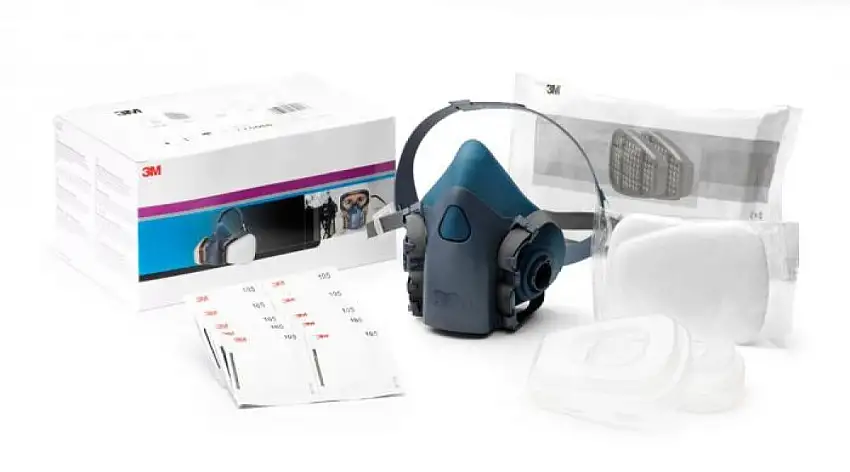3M 06772 DEMI-MASQUE RéUTILISABLE AVEC FILTRES A1P2 R