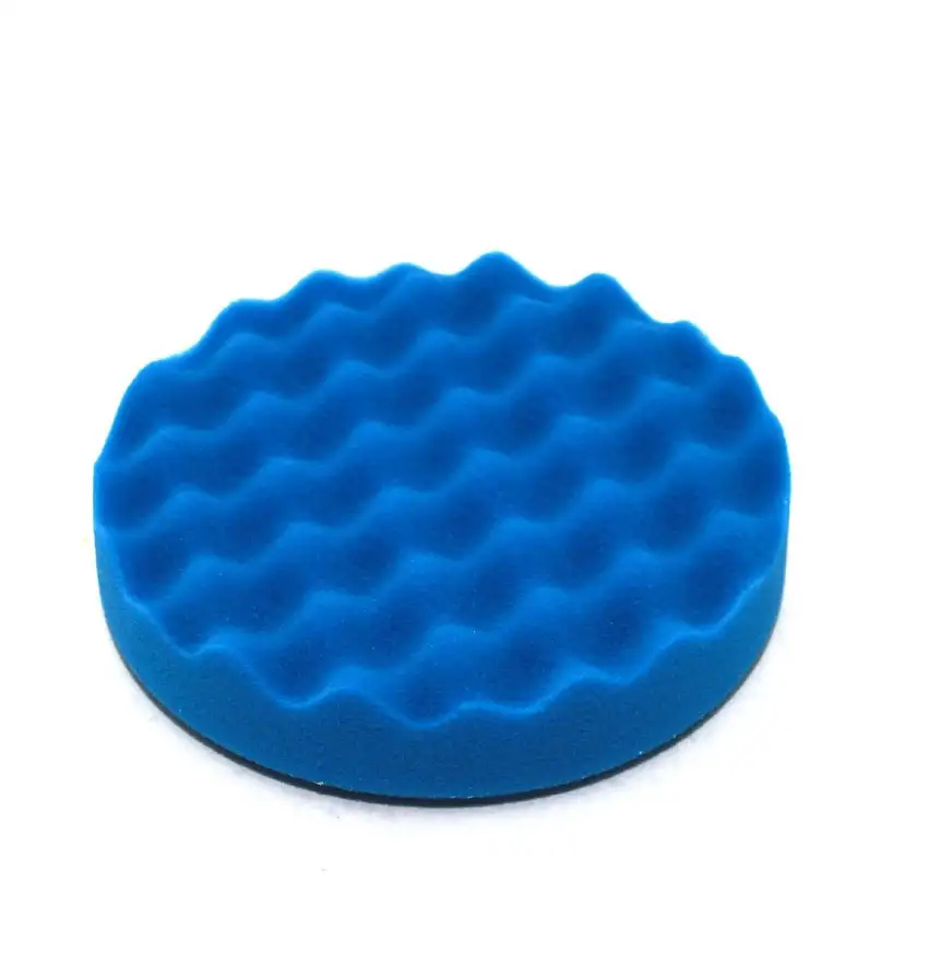 TAMPON DE POLISSAGE GAUFRé ULTRAFIN BLEU 3M Ø150MM POUR FINITION BRILLANTE