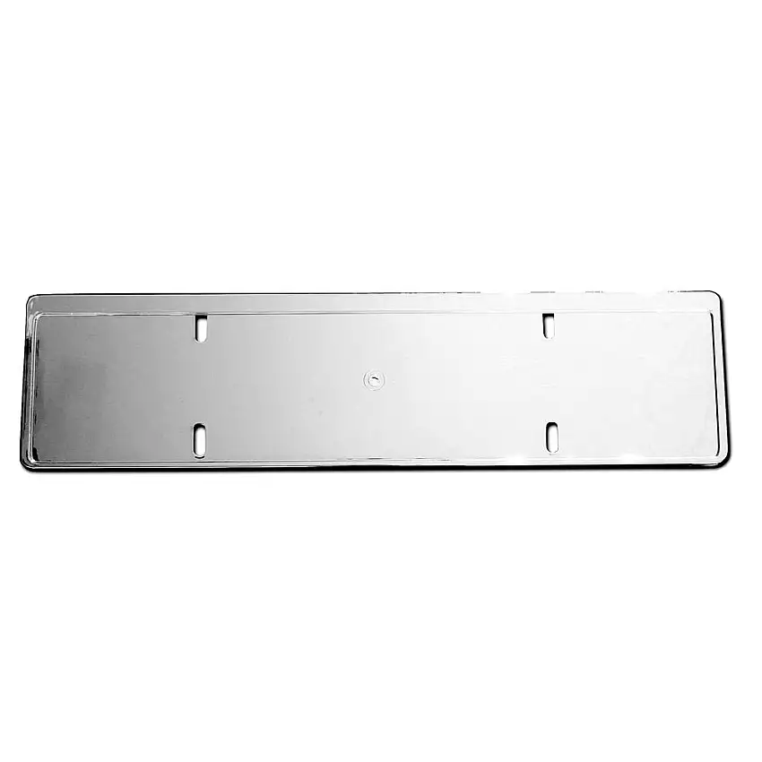 Support de plaque chrome