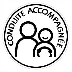 Disque Conduite accompagnée magnétique CADOX