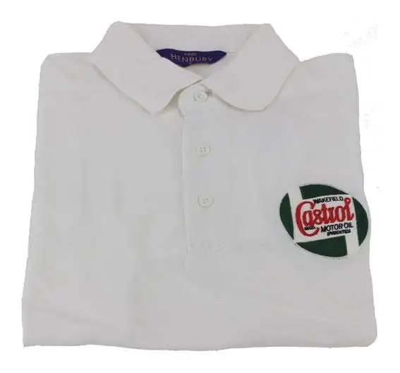 POLO BLANC CASTROL XL.