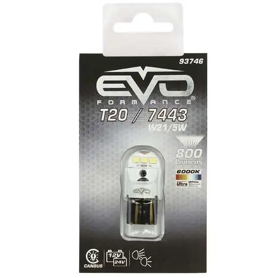 Amp led 12/24v 50w t20 blanc double filaments x1 - EVO