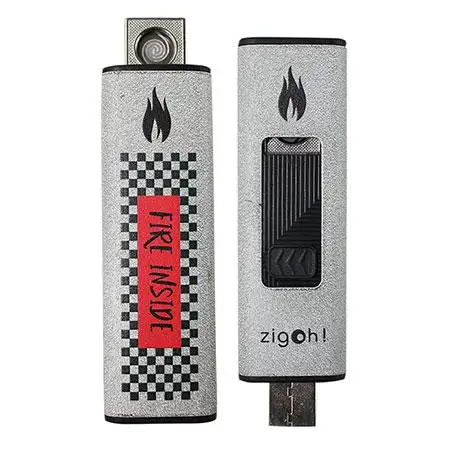 BRIQUET USB SECURISE ENFANT DAMIER