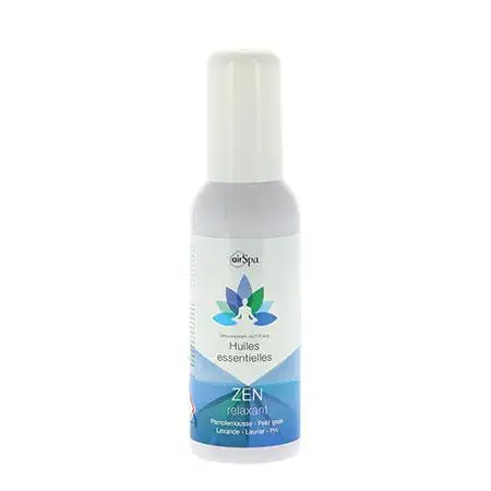 Désodorisant AIR SPA spray à base d'huiles essentielles. Zen