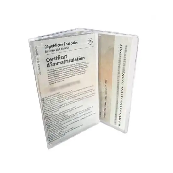 Étui  carte grise