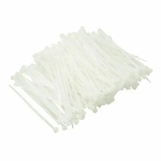 100  Liens nylon blanc 2.5x150mm - TECH