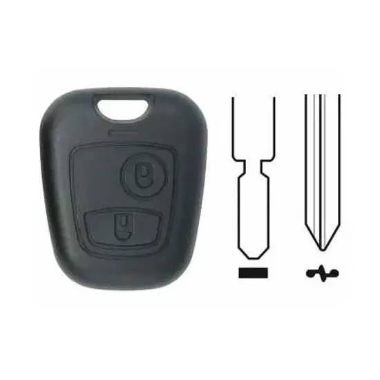 COQUE PEUGEOT 2 BOUTONS CROIX