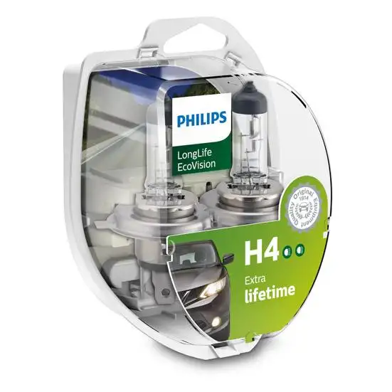 Ampoule H4 X2 LLECO 12V 60/55W PH PHILIPS - 12342LLECOS2