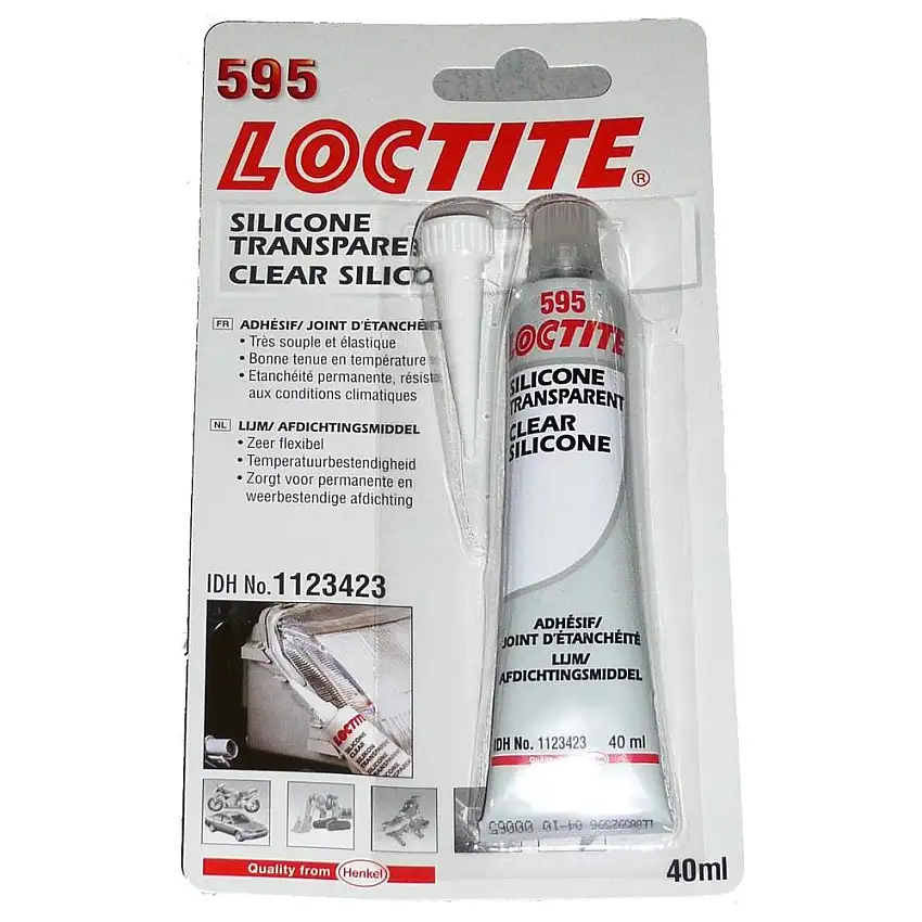Silicone transparent Loctite 595