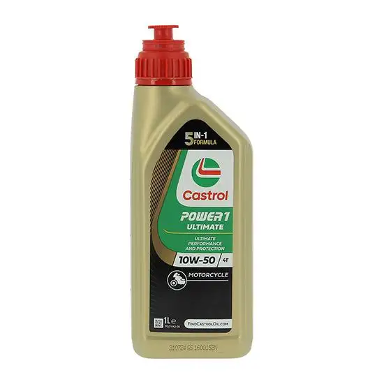 Huile CASTROL Power 1 Racing 4 Temps 10W-50 1L
