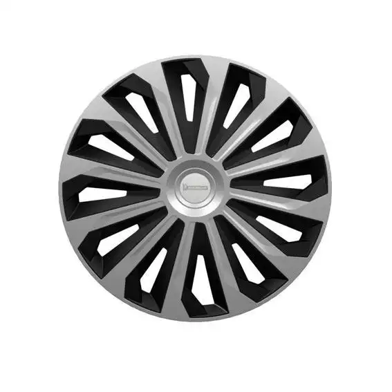 4 enjoliveurs MICHELIN NVS04 14 pouces Noir/Argent