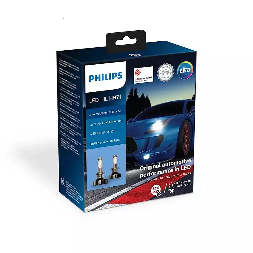 Lot de 2 ampoules H7 X-tremeUltinon LED gen2 PHILIPS