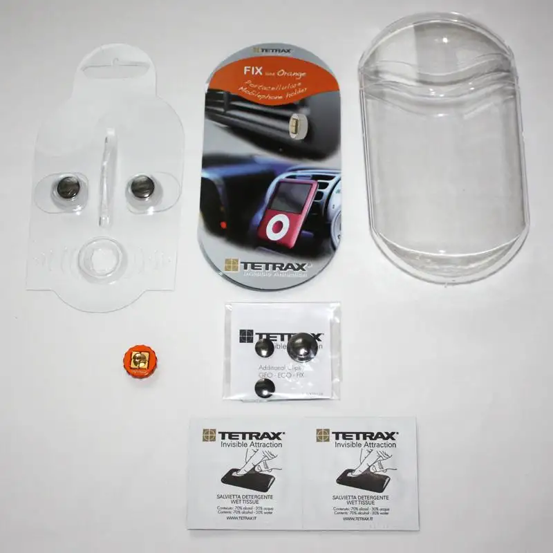 Support téléphone Fix Noir Adhésif TETRAX