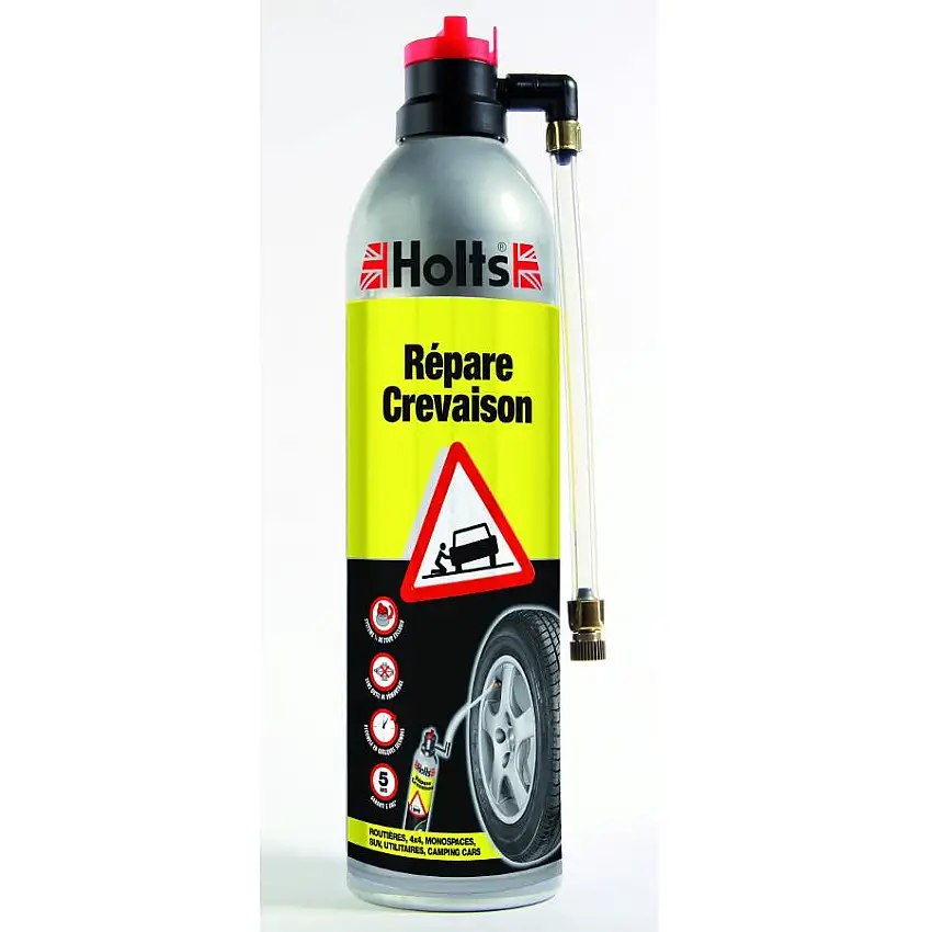 Bombe anti crevaison HOLTZ - Répare crevaison 600 ml