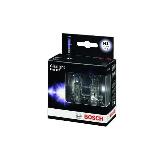 AMPOULES H1 X2 12V55W +120 BOSCH