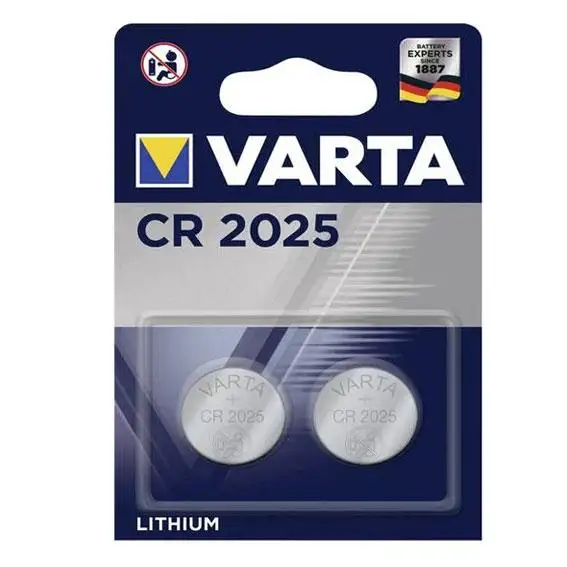PILE CR 2025 X2 - 6025101402 - VARTA