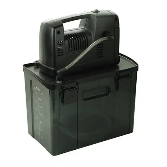 VIDANGEUR HUILE 12V AVEC BAC IMPEX