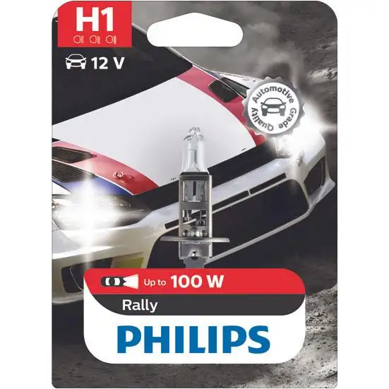 Ampoule H1 X1 RALLYE 12V 100W PH PHILIPS - 12454RAB1