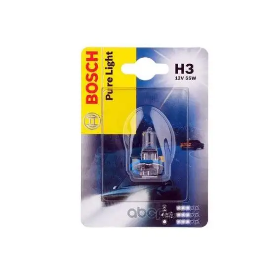 Ampoules H3 X1 12V55W BOSCH