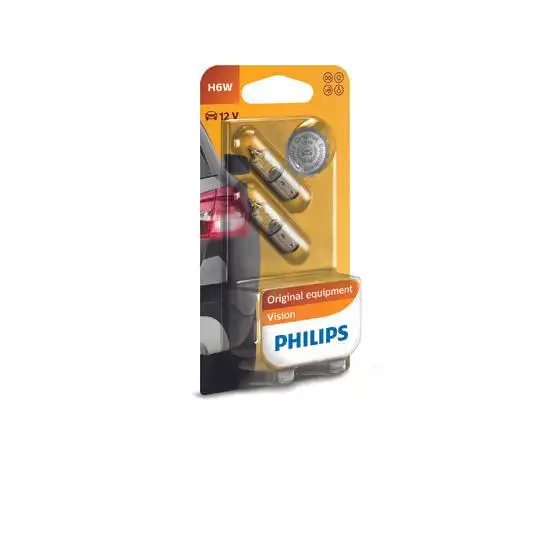 Ampoule H6W X2 PR 12V PH PHILIPS - 12036B2