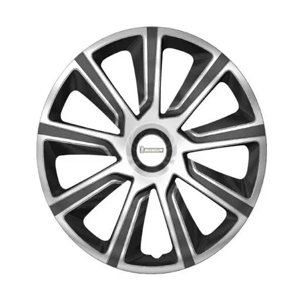 4 enjoliveurs MICHELIN NVS49 16 pouces Noir/Argent