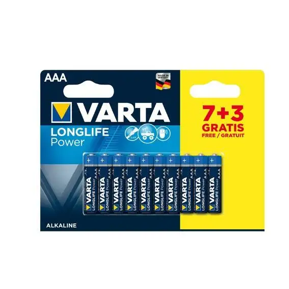 PILES HIGH ENERGY LR03 AAA 7 + 3 - 4903121470 - VARTA
