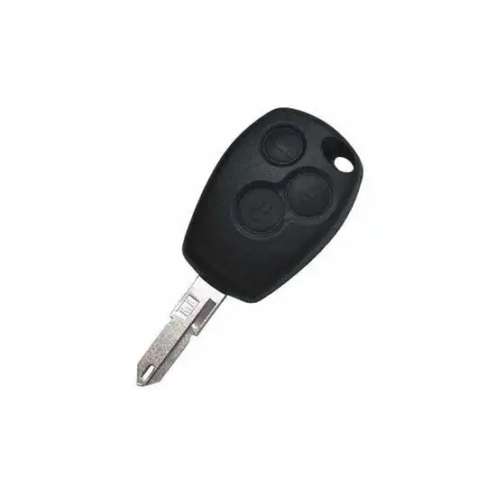 COQUE RENAULT 3 BOUTONS LAME CRANTEE