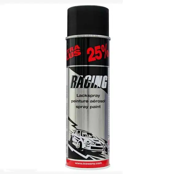 BOMBE RACING NOIR MAT 500ML - 288921 - AUTOK