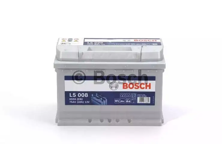 BOSCH - Batterie décharge lente Bosch 12V 75 Ah 650 A - 0092L50080