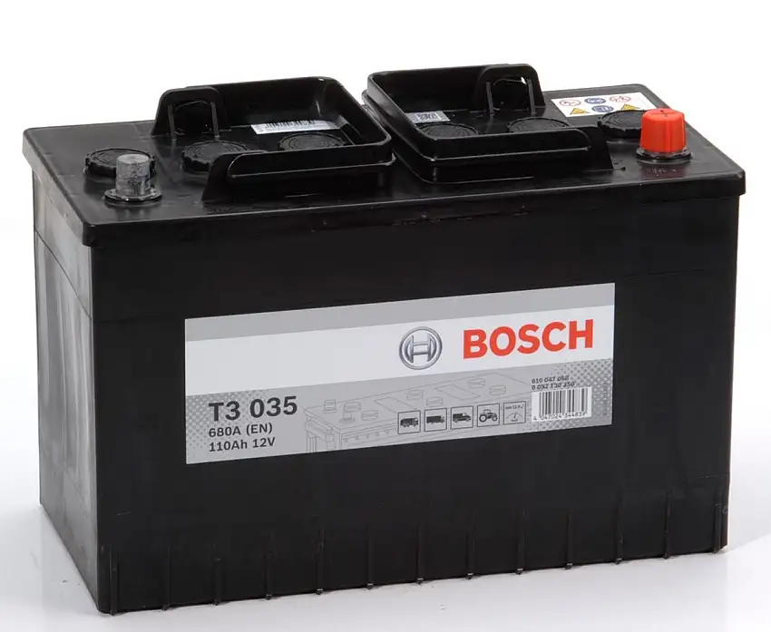 BOSCH - Batterie poids lourd Bosch 12V 110 Ah 680 A - 0092T30350