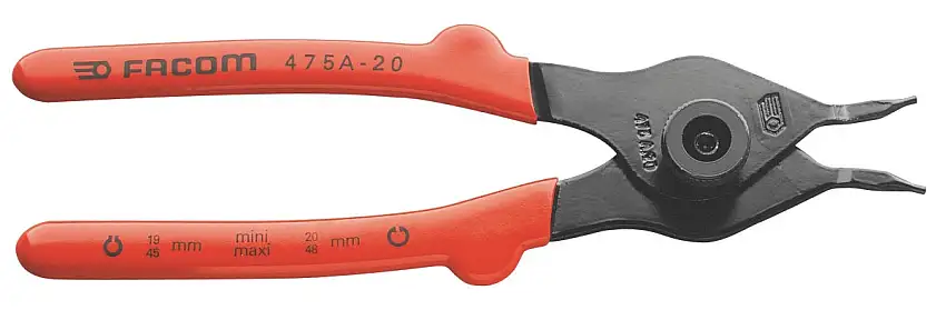 FACOM - Pinces réversibles pour Circlips® intérieurs et extérieurs - 475A.20
