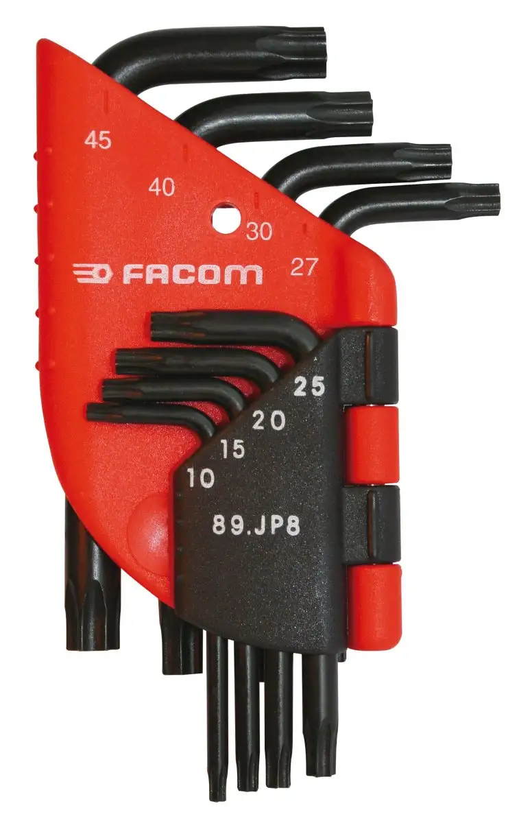 89.JP - Jeux de 6 clés mâles coudées Torx® en étui Facom 89.JP6