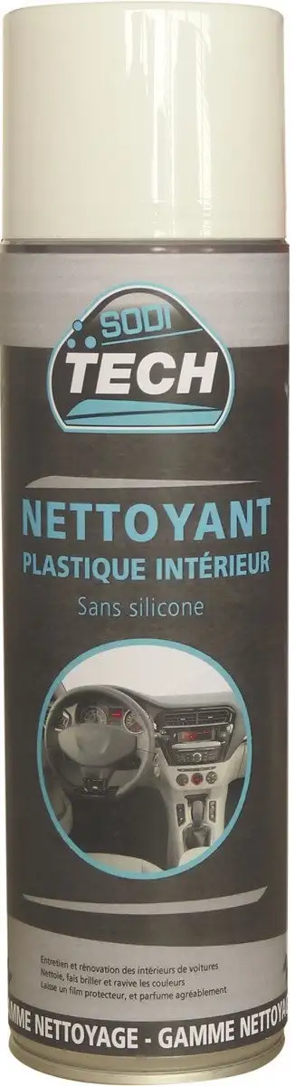 SODITECH - Nettoyant plastique intérieur sans silicone - 10180